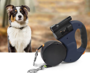 All'ingrosso di lusso regolabile doppio Nylon retrattile guinzaglio per cani modello solido per due cani con comodo materiale in PVC - Product Image 6