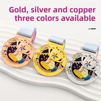 Trofeos de Aleación de Zinc, Medallas, Premios, Placas con Nombres para el Día del Deporte en Jardín de Infancia, Maratón, Recuerdos Conmemorativos Personalizados