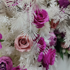 Nouvelle arche florale violette pour <span class=keywords><strong>mariage</strong></span>, arrangement pour activités extérieures, décoration de fond de cérémonie - Product Image 3