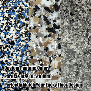 Escamas de Color para Pisos Epóxicos de Muscovita, Resistentes a la Decoloración, para Decoración y Sistemas de Pisos de Resina de Larga Duración - Product Image 1