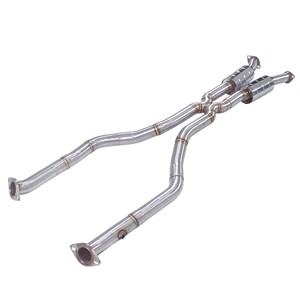 Tubo de Escape <span class=keywords><strong>GFC</strong></span> Compatible con Lexus IS500 RCF GSF 5.0L V8 SUS304, Tubo Medio de Rendimiento de Igual Longitud, con Resonador Doble - Product Image 5