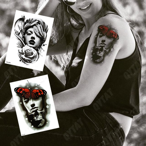 Ordre de haute qualité étanche couleur impression temporaire corps Art personnalisé <span class=keywords><strong>faux</strong></span> tatouages - Product Image 1