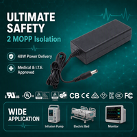 Adaptor Daya Smps Kustom Pabrik 45W 47W 48W 9V 12V 15V 24V 30V 36V 42V 48V 54V 1.25a 1300ma 2a 3.33A Catu Daya Desktop