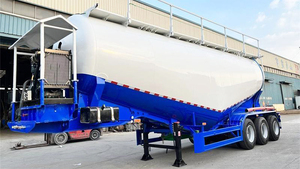 Remorque semi-remorque 3 essieux pour transport de ciment en vrac et de poudre sèche, capacité de 30 000 kg, vente directe usine, haute performance - Product Image 2