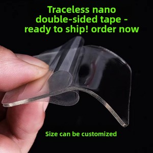 Nastro <span class=keywords><strong>Biadesivo</strong></span> <span class=keywords><strong>Trasparente</strong></span> Nano Quadrato da 2mm, Impermeabile, Senza Cuciture, Spessore Migliorato, Alta Viscosità, Adesivo Acrilico - Product Image 1