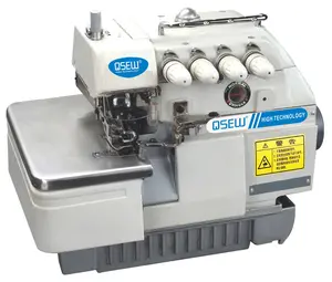 Máquina de costura industrial overlock, QS-737 alta velocidade 3 fio chapéu da chuveiro tampa industrial da máquina de costura