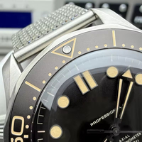 Montre de plongée intelligente VSF V4 8806 à mouvement mécanique, 55 heures d'autonomie, 97g en titane, résistance à l'eau 20 BAR, fonction jour/date, pour James Bond