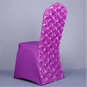 Cheap Rose Design Decorative <strong>Chair</strong> <strong>Covers</strong> and Table <strong>Cover</strong> Seat for <strong>Wedding</strong> Event