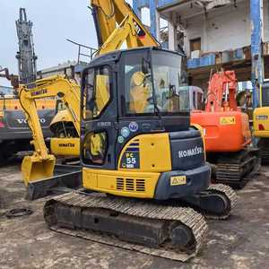 Mini-excavatrice Komatsu d'occasion de 5,5 tonnes d'origine japonaise, excavatrice d'occasion Komatsu PC 55MR en bon état - Product Image 3