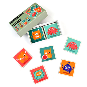 Cartes flash d'apprentissage familial personnalisées OEM en gros, jeux de cartes d'appariement de mémoire pour enfants et adultes - Product Image 4