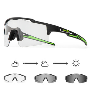 Gafas Deportivas de Ciclismo Kapvoe, Fotocromáticas, Resistentes al Viento, Montura Completa, para Ciclismo al Aire Libre, para Hombre y Mujer - Product Image 1