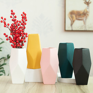 Vase en céramique créatif de style nordique avec fonction hydroponique pour table à manger, salon, présentation de fleurs séchées - Vente chaude - Product Image 4