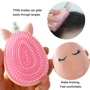 <span class=keywords><strong>Brosse</strong></span> à cheveux de voyage à poils flexibles, rose, mini <span class=keywords><strong>brosse</strong></span> démêlante en forme d'œuf <span class=keywords><strong>pour</strong></span> femmes et enfants - Product Image 6