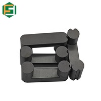 Noyau en ferrite Mn-Zn à haute perméabilité, série UY20 UY30 EE15 EE35 EE55, anneau magnétique souple en manganèse et zinc et noyau de transformateur