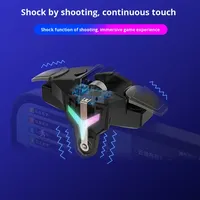 Manette de jeu WFUN A1 Mapping Turbo Fire Aim Button avec moteur de vibration, déclencheurs de tir physiques sensibles pour jeux mobiles
