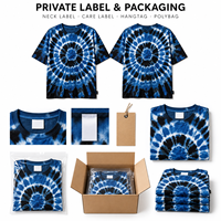 T-shirts Streetwear en Coton Lourd Lavé et Teint à la Spirale Faits Main, Coupe Épaules Tombantes, Vente en Gros Direct Usine