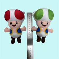 Vente en gros de jouets en peluche Super Mario de 4 à 8 pouces, porte-clés en peluche créatifs, poupées pour machines à griffes, cadeaux d'anniversaire pour enfants