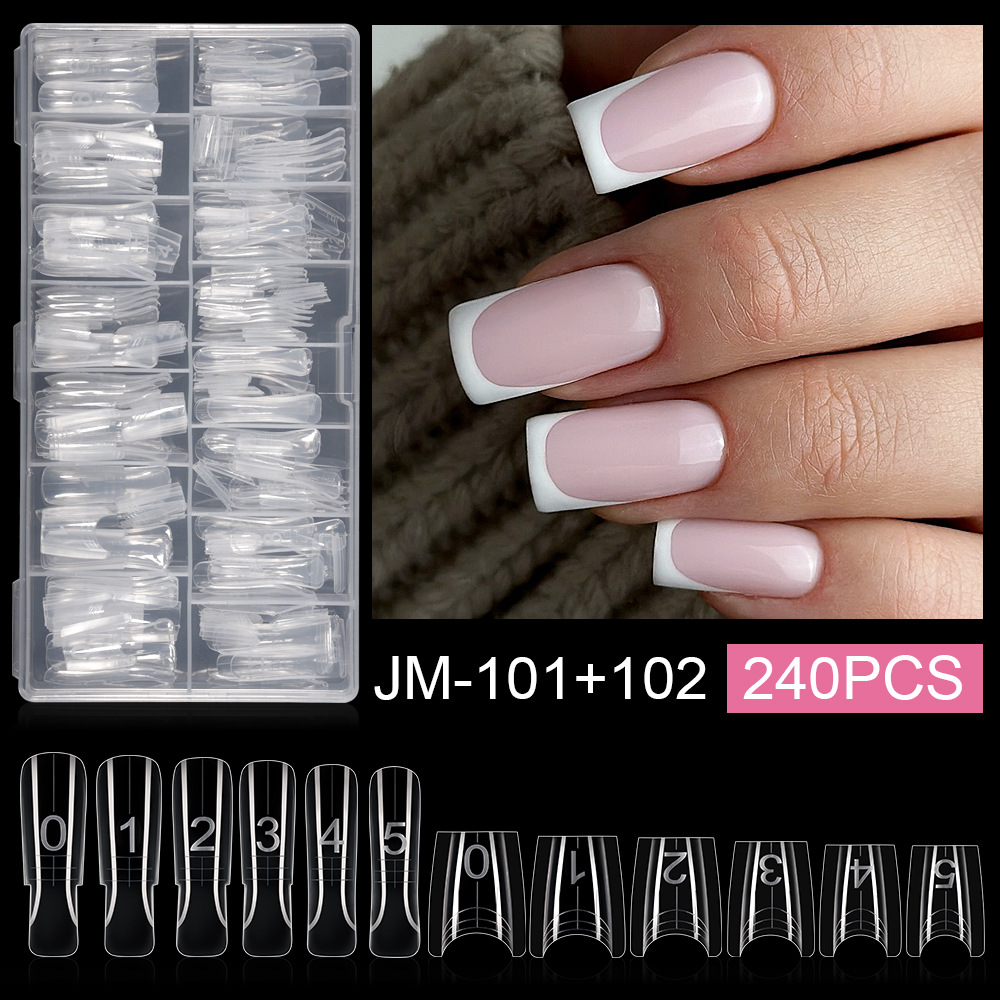 240 pcs 101+102 sandwich nail molds-unlabeled