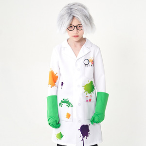 The Crazy Scientist Costumes Enfants Halloween Cosplay Costume Party Role Play Dress up Jacket Dresses Outfit Suit - Product Image 4