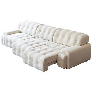 Canapé-<span class=keywords><strong>lit</strong></span> minimaliste <span class=keywords><strong>italien</strong></span> Suessen 2024, électrique, rétractable, tissu d'ameublement, fil teint, tissé - Product Image 1