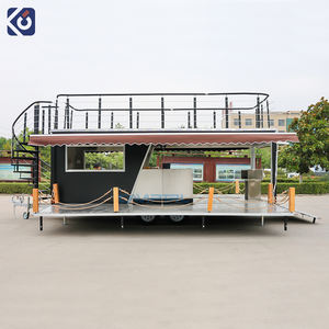 CAMPTRL Remorque alimentaire personnalisée, cuisine mobile, hot-dog, pizza, vente ambulante, camion de nourriture de rue, camion de nourriture à deux étages - Product Image 2