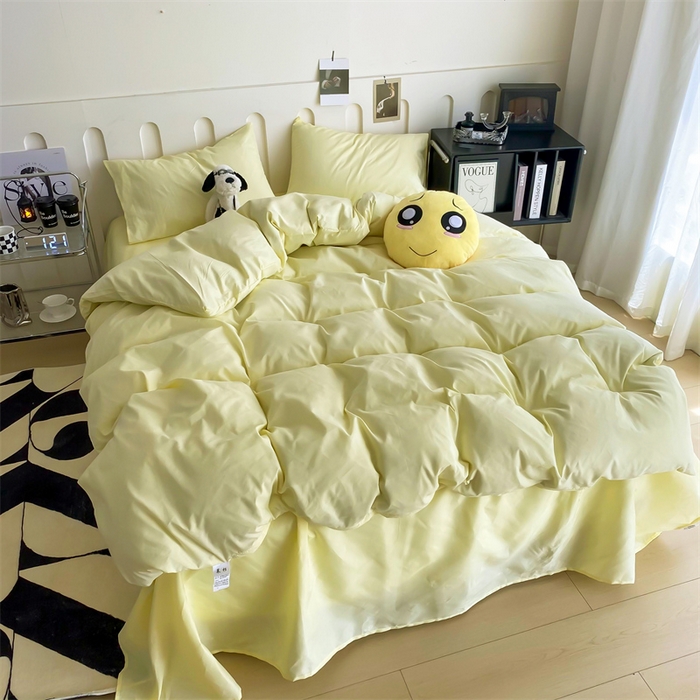 Couleur unie - Jaune clair