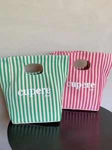 Hua Cheng Fashion <b>Canvas</b> Lining Lunch Customizable Closure Eco-Friendly Student Bento Tote Bag <b>Box</b> for Travel Shopping - Product Image 5