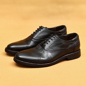 Zapatos de cuero hechos a mano 2026 con suelas de cuero genuino, lavados para lograr un estilo británico vintage, aptos para hombre. - Product Image 4