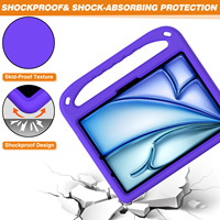 Dernière couverture portable légère pour iPad Pro 11 pouces 13 pouces Air Stand antichoc EVA Kids Children Tablet Case pour iPad 11