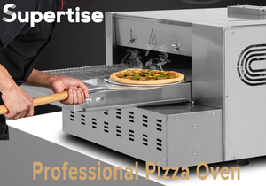 Horno de Pizza Industrial de Banda Transportadora Supertise de 12, 18 y 32 Pulgadas, Horno de Pizza a Gas LPG para Panadería y Restaurante - Product Image 6