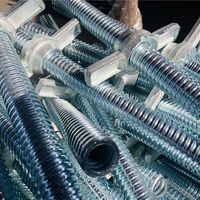 Base de support de coffrage en acier galvanisé réglable manuellement, robuste et de haute qualité Yunzheng Industrial pour levage de charges lourdes