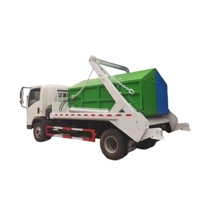 Truk pembuangan sampah Sinotruk HOWO, wadah muatan 8m3 lengan ayun, truk pembuangan sampah penggunaan Kota - Product Image 1