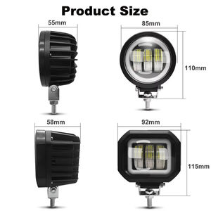 1PCS Barre lumineuse LED Niva <span class=keywords><strong>4x4</strong></span> tout-terrain pour voiture, camions <span class=keywords><strong>4x4</strong></span>, VTT, SUV, remorque, moto tout-terrain, feux de conduite étanches - Product Image 4