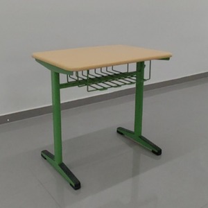 Modern Student Desk Caramel Color 67.5x49x65cm With <b>Wire</b> <b>Basket</b> School Furniture Durable Design - Product Image 2