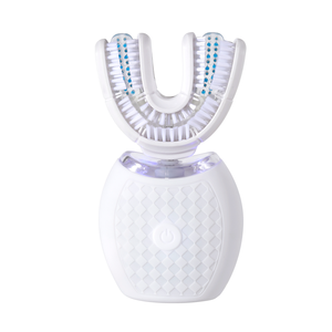 <span class=keywords><strong>Spazzolino</strong></span> <span class=keywords><strong>Elettrico</strong></span> Sonico Ricaricabile a 360° a Forma di U, <span class=keywords><strong>Spazzolino</strong></span> Intelligente <span class=keywords><strong>per</strong></span> lo Sbiancamento Senza Mani <span class=keywords><strong>per</strong></span> Adulti - Product Image 1