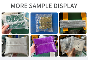 E-Commerce Flow Bubble Mailer Mailing Bags Wrapping Biscuit Packing <b>Machine</b> for Parcel Film Packaging Bubble Film Packaging Mach - Product Image 4