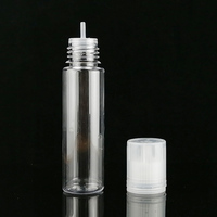 Botella cuentagotas de plástico PET 5ml 10ml 15ml 20ml 30ml 50ml 60ml 80ml 100mL 120ml Botella cuentagotas exprimible para líquido de jugo de aceite