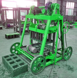 Küçük mobil beton yumurta Siemens Hollow katı blok tuğla döşeme basın yapma makineleri çimento renk finişer tuğla yapma makinesi - Product Image 4