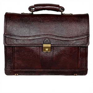 BS INTERNATIONAL Genuine Leather Convertible <b>Laptop</b> Briefcase Crossbody Backpack-Durable Modern Design for Daily Use - Product Image 2