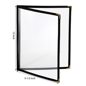 8.5x11 inch <span class=keywords><strong>menu</strong></span> trong suốt bao gồm 2 trang 4 xem <span class=keywords><strong>menu</strong></span> chủ sở hữu cho quán bar <span class=keywords><strong>cafe</strong></span> nhà hàng khách sạn cung cấp - Product Image 3