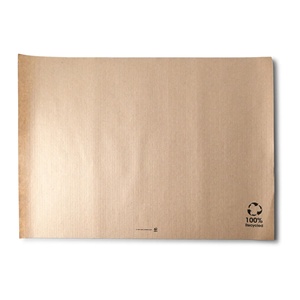Sous-plats jetables en papier recyclé non blanchi, écologiques et adaptés aux aliments, 31x43 cm, pour repas formels - Product Image 5