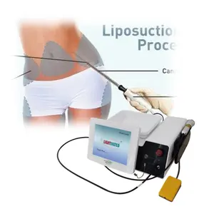 Doble onda Diodo Endolaser 980 nm 1470 nm láser médico Estiramiento facial máquina de lipólisis Lipo elyon fibra óptica elevación piel firme