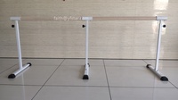 Ballet — Bar de danse Double en bois, 220CM, Portable, mobile
