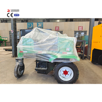 Mélangeur de fumier animal à engrais organique à roues tourneur de compost machine de fabrication de compost agricole