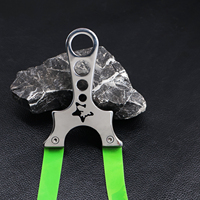 Lance-pierre portable en acier inoxydable PIAOYU, haute résistance, durable, de haute qualité, pour la pratique des sports de tir