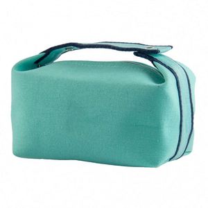 Portable Waterproof Canvas Toiletry & Cosmetic Pouch Travel Makeup Bag for Promotional & Business <b>Gifts</b> - Product Image 6