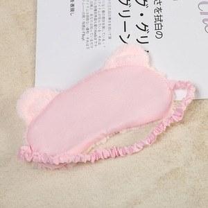 De dibujos animados lindo cerdo lavanda ojo máscara para dormir el super suave de seda para las niñas - Product Image 5