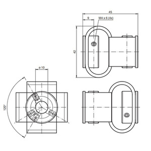Acoplamiento de Eje Rígido Pepperl+Fuchs, Diámetro de 10 mm, Acero, 5000 RPM, para Plantas de Manufactura - Product Image 3