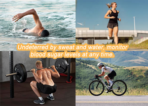 ระบบวิเคราะห์ระดับน้ำตาลในเลือดแบบเรียลไทม์ <span class=keywords><strong>CGM</strong></span> ชุดเซ็นเซอร์ตรวจวัดระดับน้ำตาลอย่างต่อเนื่อง - Product Image 5