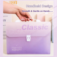 Porte-documents accordéon A4 à 13 poches, organiseur portable, porte-documents personnalisé en PP